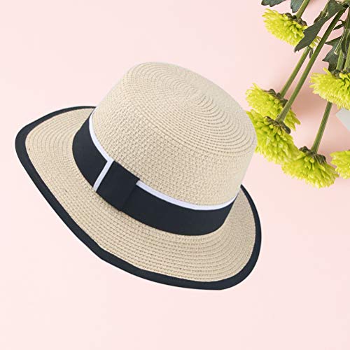Chapéu de palha infantil TENDYCOCO chapéu de sol chapéu de verão para atividades ao ar livre