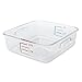 Rubbermaid Commercial Space Saving Food Storage Container, 2 Quart, Pack of 12, FG630200