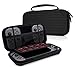 Produktbild MyGadget Zubehör Tasche Aluminium Design Case für Nintendo Switch, Joy Con Controller & min. 10 NDS Spiele - Tragetasche Hardcase Schutzhülle in Schwarz
