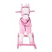 HOMCOM Caballito Balancín Bebé Balancín Peluche Caballo Madera para Niños +3 Años...