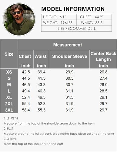 Sweat-shirt à capuche homme Coofandy en molleton doux avec poche pratique M - 7