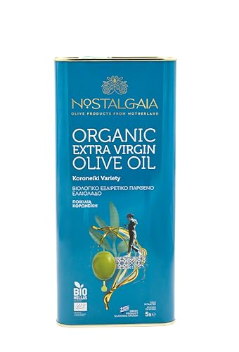 Huile d'olive 100% Koroneiki extra vierge bidon 5L NOSTALGAIA grecque