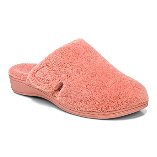 Image of Vionic Women's Gemma Mule Slipper - Comfortable Spa House Slippers that Include Three-Zone Comfort with Orthotic Insole Arch Support, Soft House Shoes for Ladies