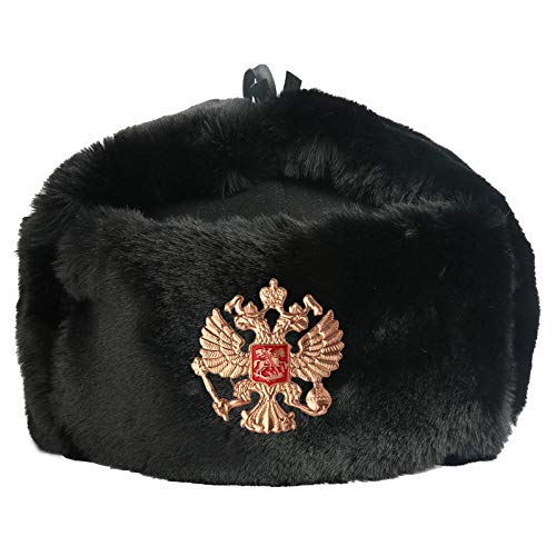 Ushanka militaire d'armée soviétique aux finitions soignées pour l'hiver