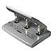 Swingline 3 Hole Punch Heavy Duty, 75 Sheet Capacity Three Hole Puncher 3 Ring, Paper Punch, Gray (74550)