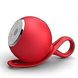 Cuélgalo en la bicicleta, el altavoz Bluetooth portátil perfecto para senderismo, camping, deportes al aire libre, playa, piscina, ducha, mochila, trabilla para cinturón, en la ducha y mucho más. Colócalo en tu escritorio.