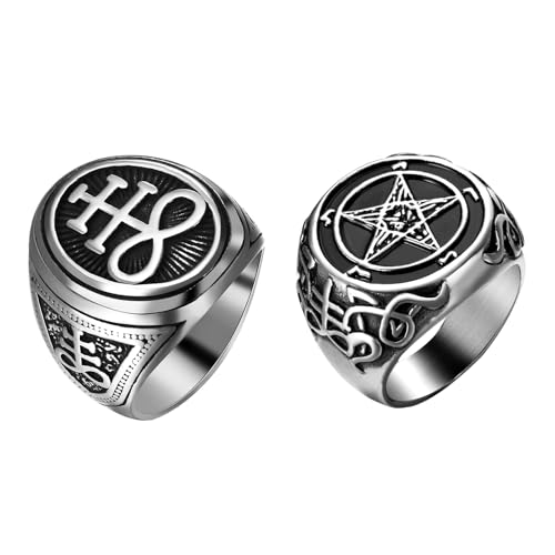 Chèvre anneaux talisman LAMGUL contre la banalité des bijoux homme