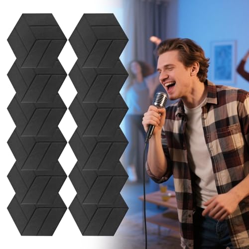 Panneaux isolants phonétiques autocollants pour mur et toile acoustique de studio
