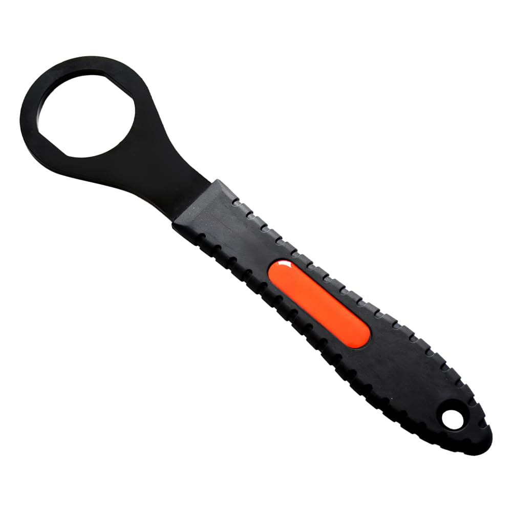 MiOYOOW Bicycle Bottom Bracket Wrench, 36mm Bike Centre Lock Spanner with Rubber Handle Carbon Steel Removal Repair Tool for Bicycle Bearing
