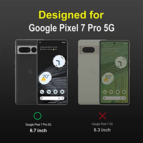 Image of Amazon Brand - Solimo Mobile Cover for Google Pixel 7 Pro 5G (Silicone Black)