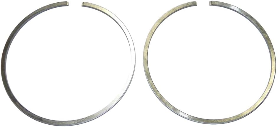 RAREELECTRICAL New Piston Ring Set .020 Oversize Compatible With Yamaha 40Hp-50Hp 2-Stroke Outboard 1984-2006 2-Cylinder 2.658" Bore Compression Oil Ring Rebuild Kit Marine Engine