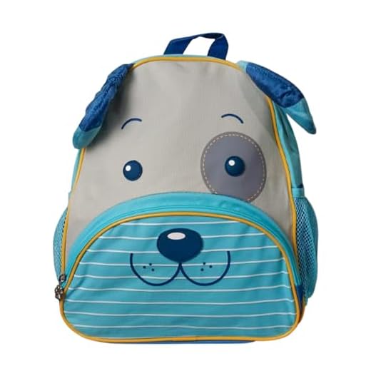 Mochila De Costas Infantil Clio Pets Orelinhas Cachorro (Azul)