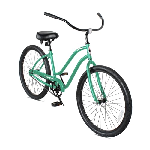 Tracer ACE 26 Inch Beach Cruiser Bike Commute Bike (Female, Green)