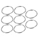 Jutagoss Stainless Steel O Ring 50mm/1.97 inch Outer Diameter 6mm Thickness Strapping Welded Round Rings 8pcs for Camping Belt,Dog Leashes,Hardware Accessories