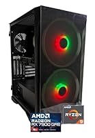 Centaurus Andromeda A4.2 - AMD Ryzen 7 9700X, 32GB DDR5 RAM, Radeon RX 7900 XT 16GB, 1TB NVMe SSD, Windows 11 Pro, Liquid Cooler, WiFi. Custom PC VR 4K Ready Gaming Computer