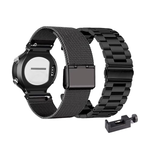 Bracelet Garmin Forerunner 235 / 735XT en acier inoxydable mailles