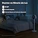 Imagen de LEVOIT 20dB Ventilador de Pie Silencioso con Mando