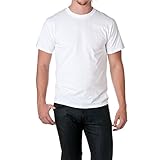 Fruit of the Loom Men's Short Sleeve Crew Tee, Large - White