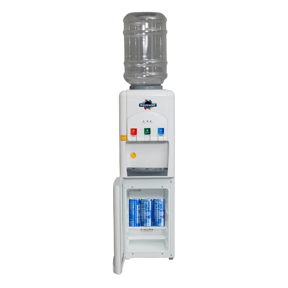 Rockwell Water Dispenser with Refrigerator, Hot, Cold & Normal, Low Power Consumption, 100% Copper Cooling Coil, 3 yrs. Warranty on Compressor, White (B0CCKZYRT6) Amazon Price History, Amazon Price Tracker
