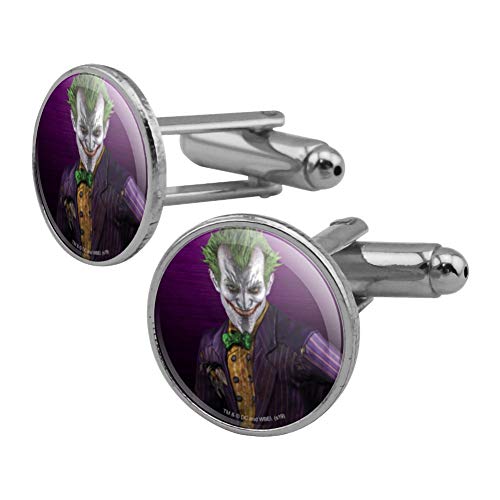Set de Mancuernas Joker Batman Arkham Asylum Color Plata miniatura 1