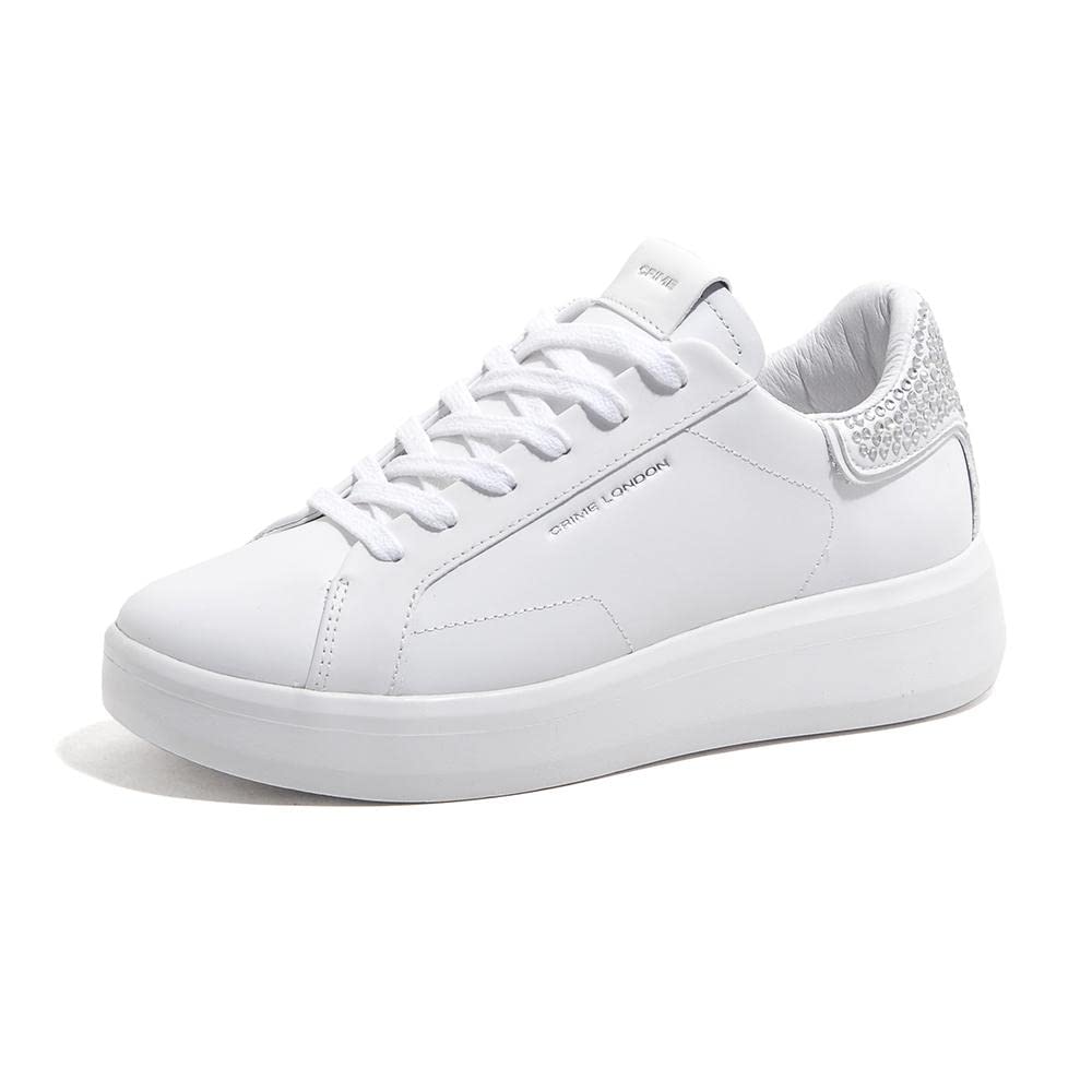 Kryminały Buty Damskie Londyn - Low Top Level Up 237002, Biały, 40 EU