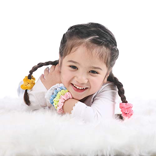 Funtopia FTHSV24-MU Small Funtopia Velvet Scrunchies, 24 Pcs Colorful Hair Ties thumb #2