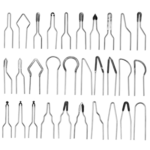 CORHAD 30 Piezas Puntas de Pirograbado para Lápiz de Quemado Madera Punta Fina Alta Conductividad y Control Preciso Kit Versátil para Manualidades de Madera