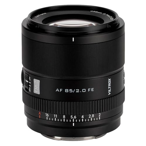 Image of VILTROX 85mm F2 EVO FE Lens, AF 85mm f /2 FE for Sony E-Mount, Full Frame Portrait Lens for Sony FE a7iv a7c ii a7rv a9ii zve1 fx3 zv-e10 ii a6700 a6600