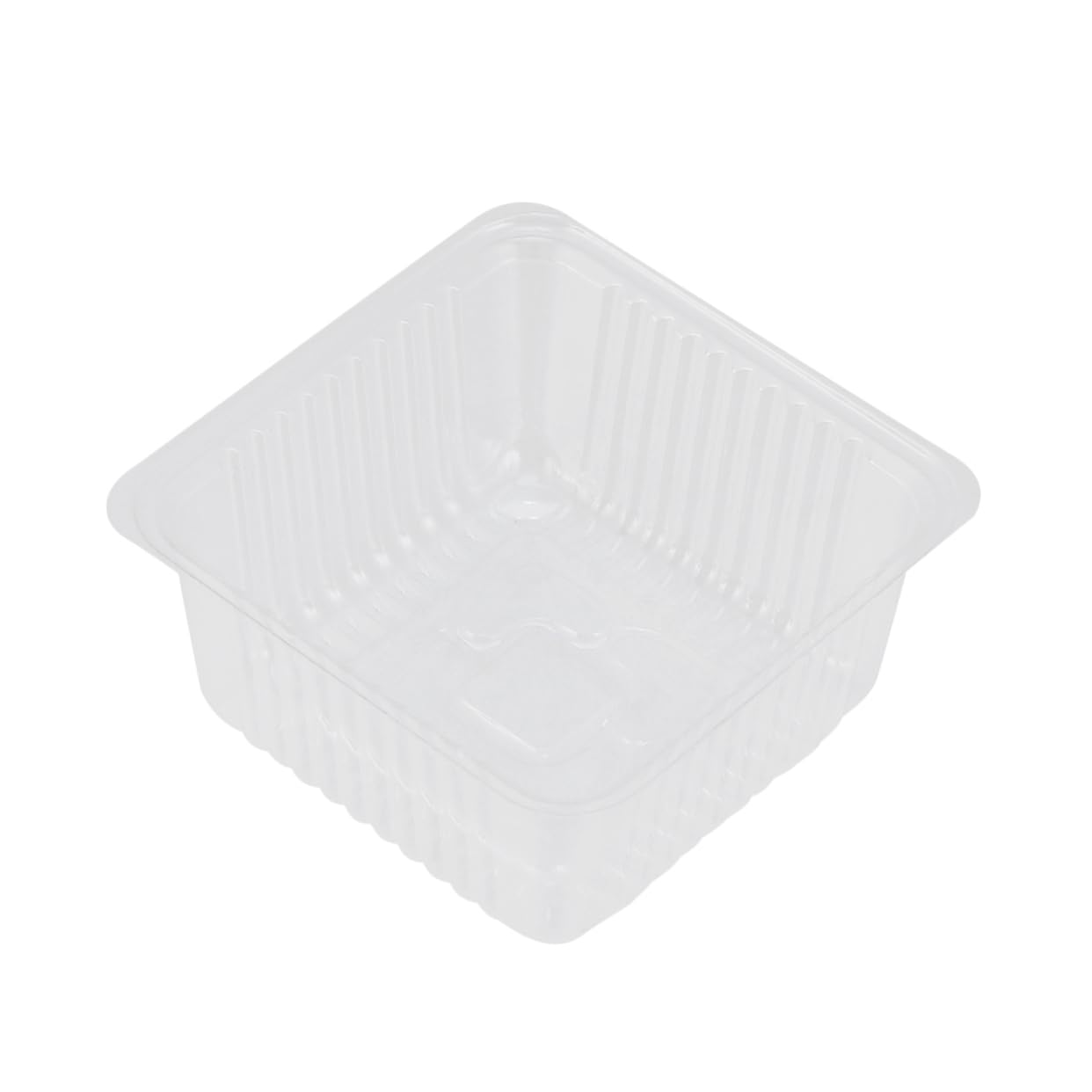 OUNONA 200 Pcs Plastic Blister Tray Transparent Inner Trays for Green Bean Cake Dessert and Snack Storage