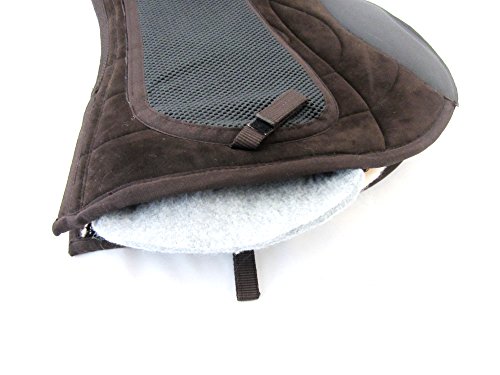 Foto von PS Pferdeartikel Kurzes Westernpad Round, Sandwichpad, 2 Kammern - Spezial Farbe braun