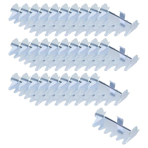 Image of 30pcs Picture Frame Sawtooth Hangers Aluminum Alloy Picture Hanging Brackets Photo Frame Hooks Photo Notch Hangers for DIY Paintng Artwork