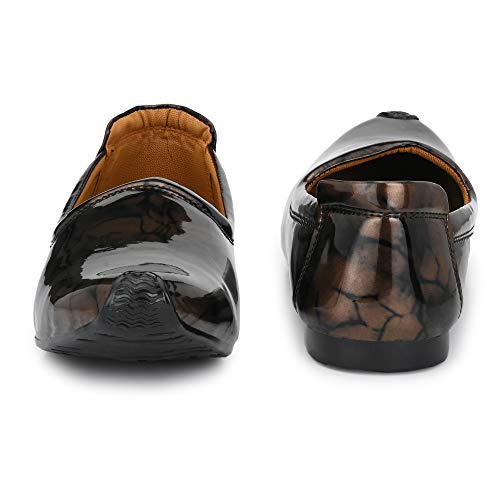 Image of Vellinto Leather Royal Look Patent Leather Shoes for Men | Men's Comfortable Patent Leather