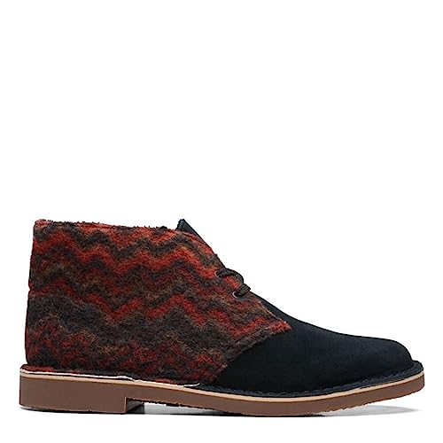 Clarks Clarks Collection Men's Bushacre 3 Chukka Boot, Black Wool, 9.5 Medium US