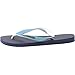 Havaianas Women's Top Mix Flip Flop Sandal, Navy Blue/Mineral, 7/8 M US