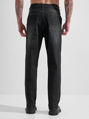 Image of Highlander Men's Straight Relaxed Fit Jeans | Stretchable | Everyday Comfort & Style| Jeans for Man|Premium Cotton Blend
