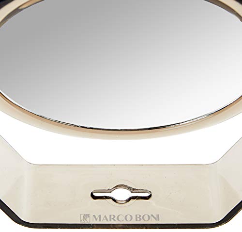 Espelho Grande Duplo com Base de Apoio em Plástico, 4102, Marco Boni, Cores Sortidas, 1 Unidade