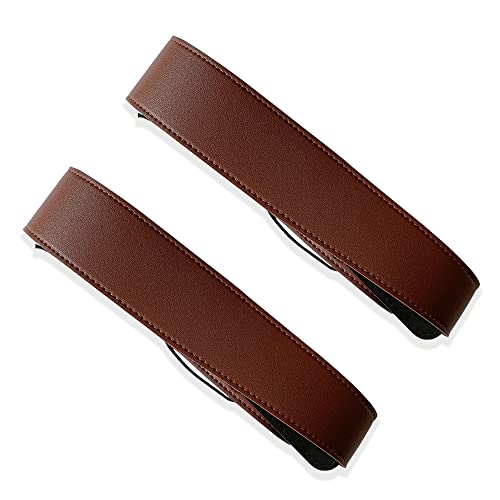 Khoneim Acoustic & Electric & Bass Guitar Strap - 2Pack - Brown & Black - Shoulder Strap #TOP3