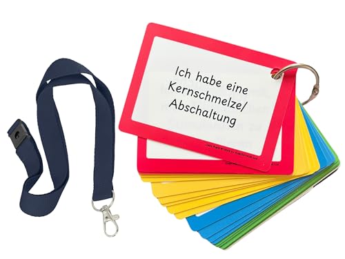 Plastik-Kommunikationskarten für ADHS und Autismus, Kommunikationshilfe für besondere Bedürfnisse für nonverbale Erwachsene und Kinder, Lernkarten zur Sprachverzögerung
