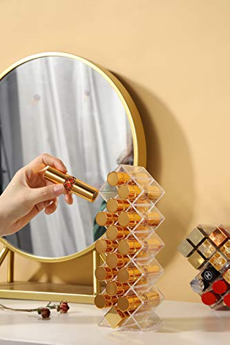 Lipstick-Holder-Organizer-16-Spaces-Acrylic-Stackable-Fish-Shape-Lipstick-Tower-Lip-Gloss-Storage-Stand-Perfect-for-Lipgloss-Organizers-Makeup-Vanity-Display-Clear-1-Pack 41CyKMIoz2L