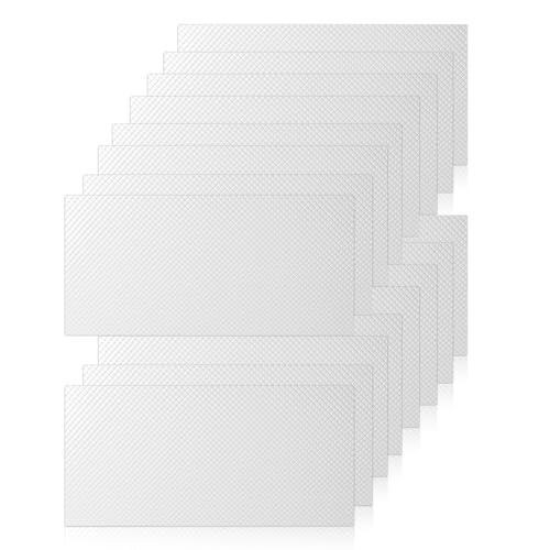 Image of 16 Pack Replacement Fluorescent Light Cover Panels, Blusun Flat Clear Acrylic Prismatic Ceiling Light Cover Plate, Ceiling Light Replacement Covers for Overhead Lighting Fixtures(22.5 inch x 46.5 inchx 0.1 inch)