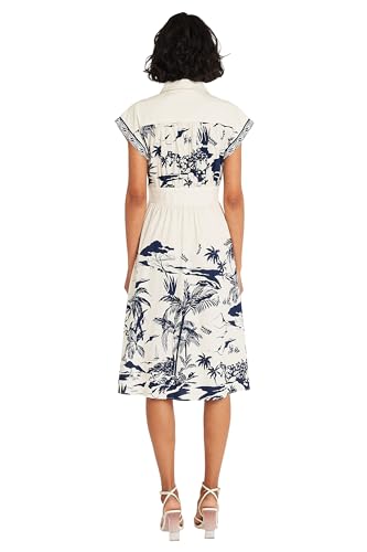 Maggy London Collared Neck Button Multi Occasion Dresses for Women3