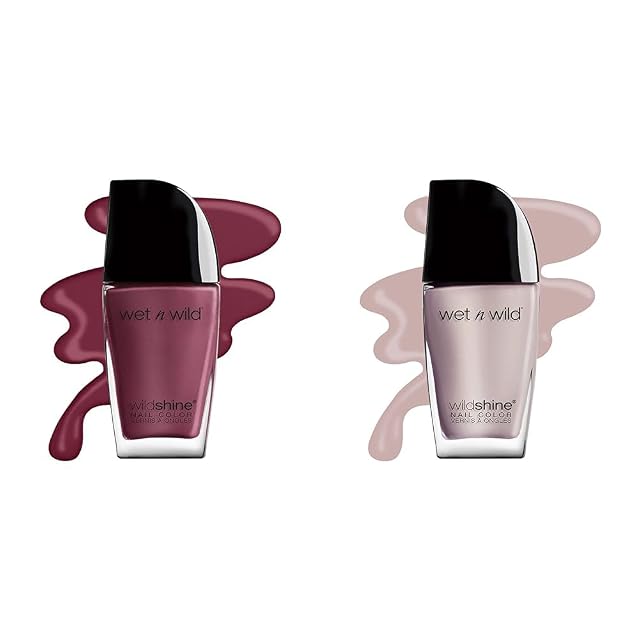 wet n wild Wild Shine Nail Polish Purple Grape Minds Think Alike and Yo Soy Nail Colors Bundle