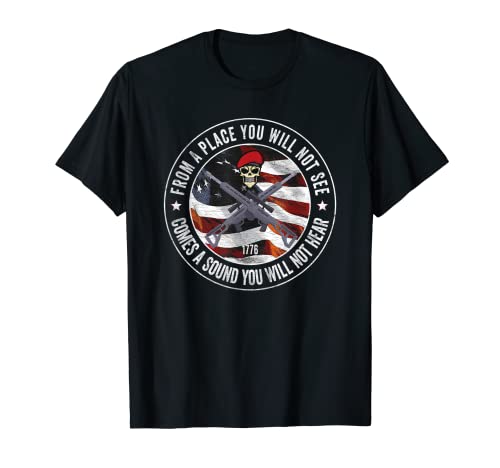 Home 13 United States Military Sniper You Will Not See Not Hear T-Shirt