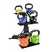 Body-Solid (GDKR50B) 3-Tier Kettlebell Rack - Compact, Durable Kettlebells Weight Stand for Home Gym, Fits 5-50 lb Kettle bells