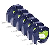 ❇️Compatible avec les étiquettes Dymo LetraTag LT-100H, LT-100T, LT-110T, LT-100H Plus, LT-100T Plus, QX50, XR, XM, 2000 LT-100H, LT-100T, LT-110T, LT-100H Plus, LT-100T Plus, QX50, XR, XR M, 20000V