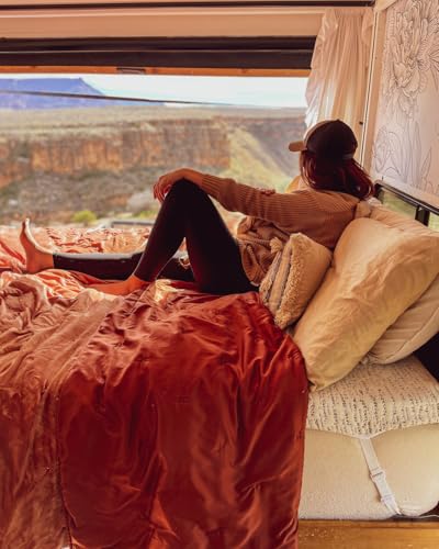 Image of ViscoSoft 3 Inch Memory Foam Mattress Topper Short King - Select High Density Ventilated RV Camper Mattress Pad - Premium Removable Rayon Cover