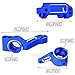 BRCatWPark Aluminum Steering Blocks,C-Hubs Caster Block,Rear Stub Axle Carriers w/Bearings Upgrades Part for 1/10 Slash 2WD (VXL)/Rustler 2WD (VXL)/Stampede 2WD (VXL)/Bandit 2WD (VXL),Navy Blue