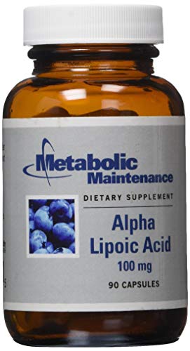 Metabolic Maintenance Alpha Lipoic Acid - 100mg ALA Supplement - Antioxidant Support for Nerve + Liver Health (90 Capsules) Metabolic Maintenance Alpha Lipoic Acid - 100mg ALA Supplement - Antioxidant Support for Nerve + Liver Health (90 Capsules)