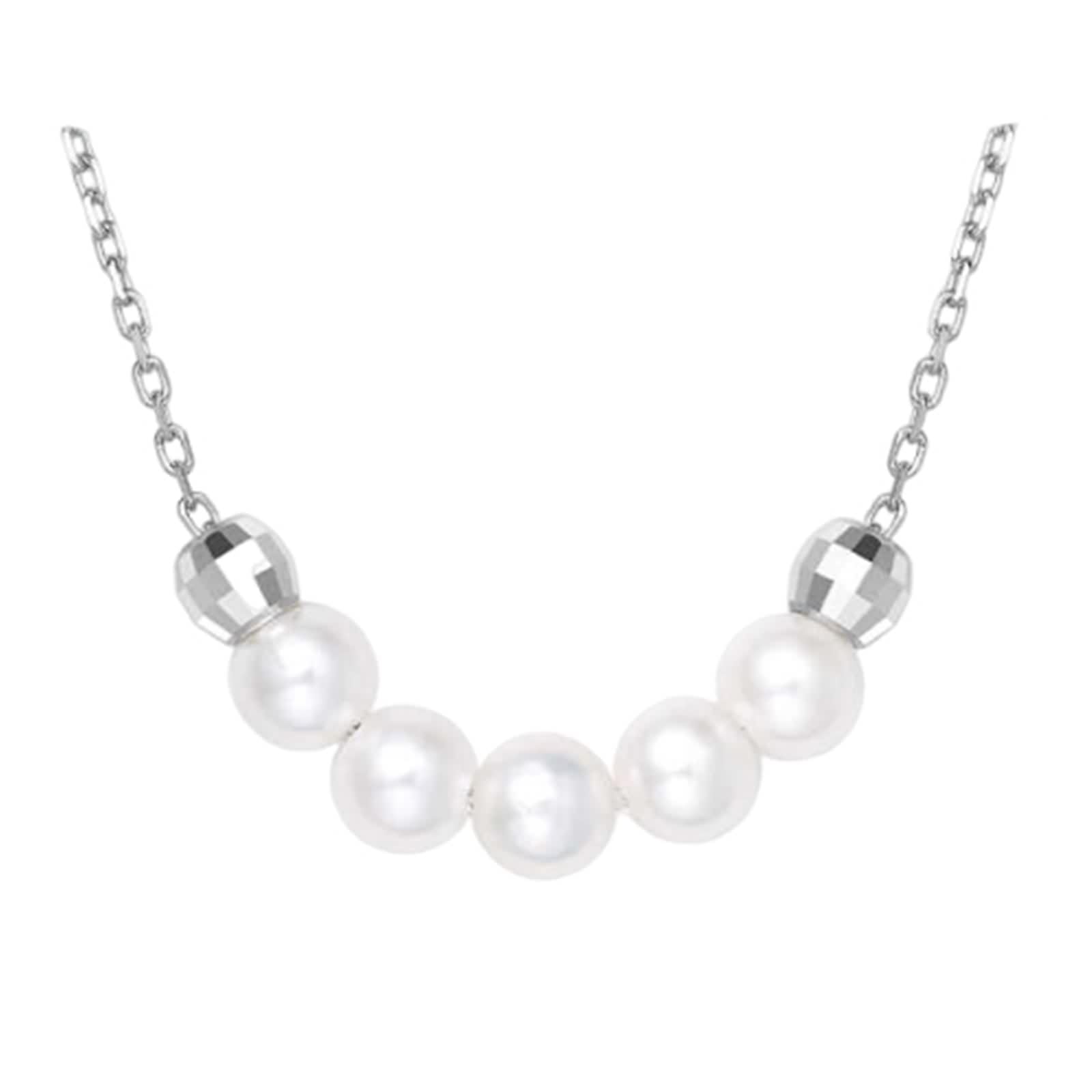 Ketten für Frauen mit Anhänger, Modeschmuck Kette Echter Schmuck 9K/14K/18K Weißgold