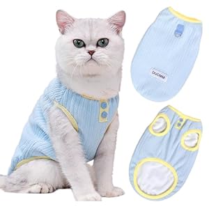 Soft Warm Cat and Dog Jumper – Cotton Pet Clothes for Autumn Winter Outfit, Sweater Vest for Small Medium Large Dogs Puppy Cats